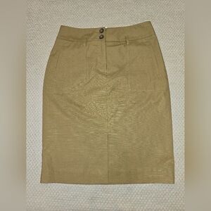 Banana Republic Women's Size 4 Skirt Pencil Light Brown